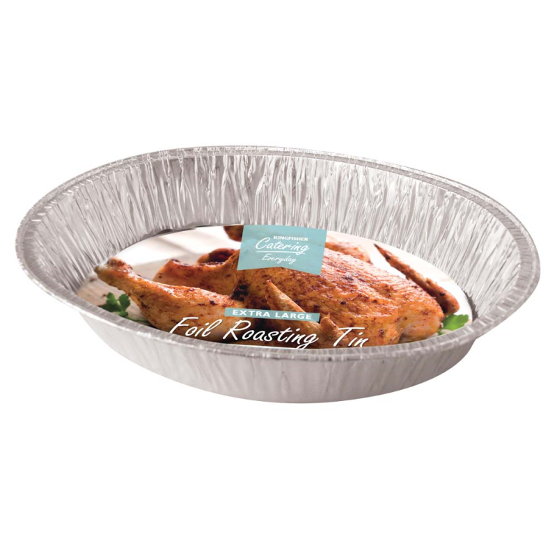 Extra Large Oval Foil Roasting Tray Bonningtons