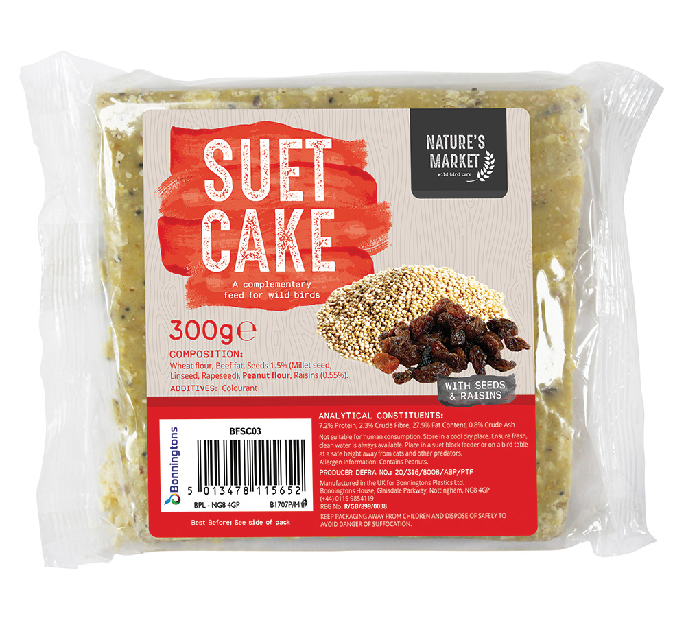 Suet Cake With Wild Fruit Bonningtons