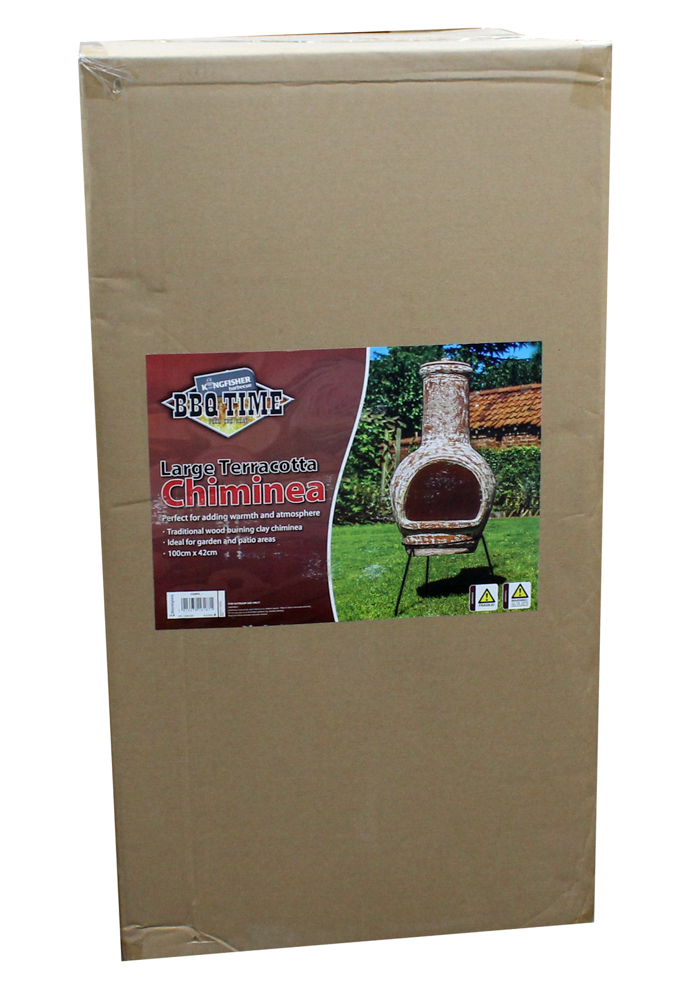 Terracotta Chiminea Large Bonningtons