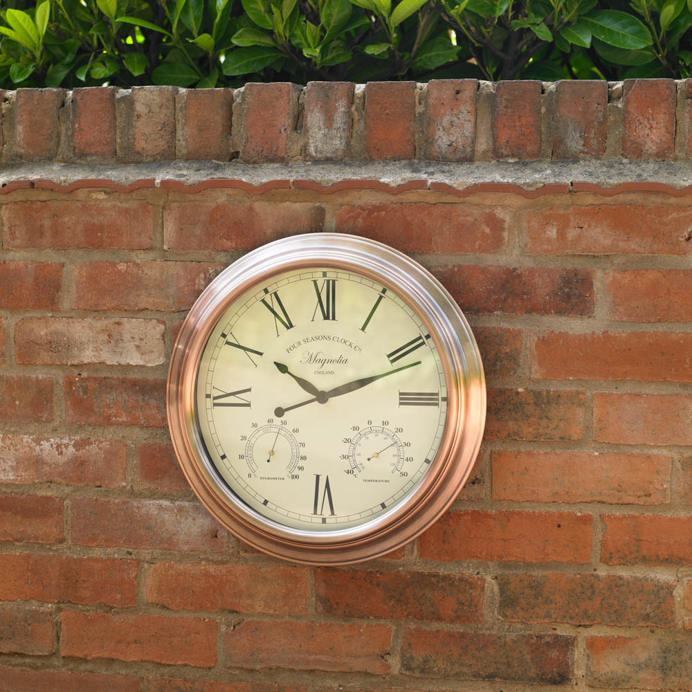 15 Inch Magnolia Clock Bonningtons