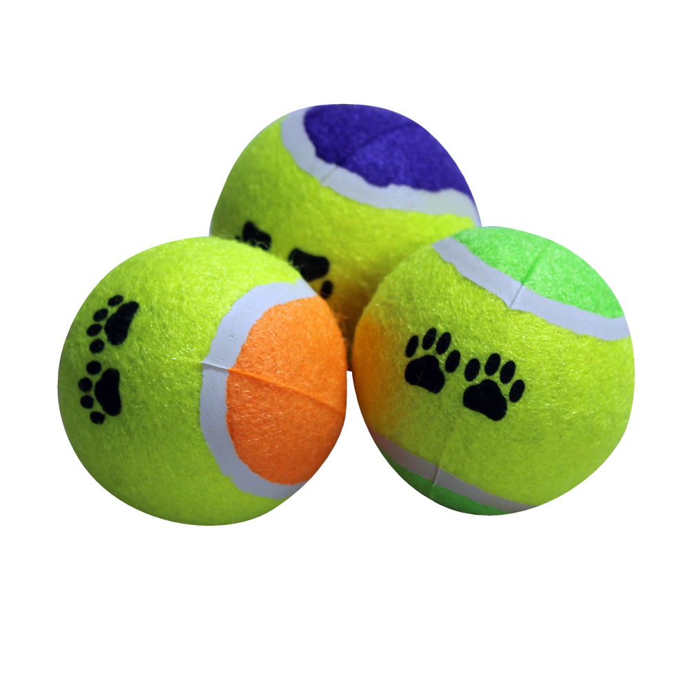 3 Pack Dog Toy Tennis Balls Bonningtons