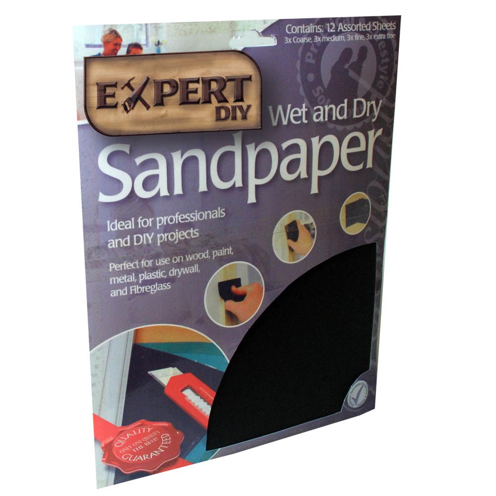 8 Pack Wet Sandpaper Bonningtons