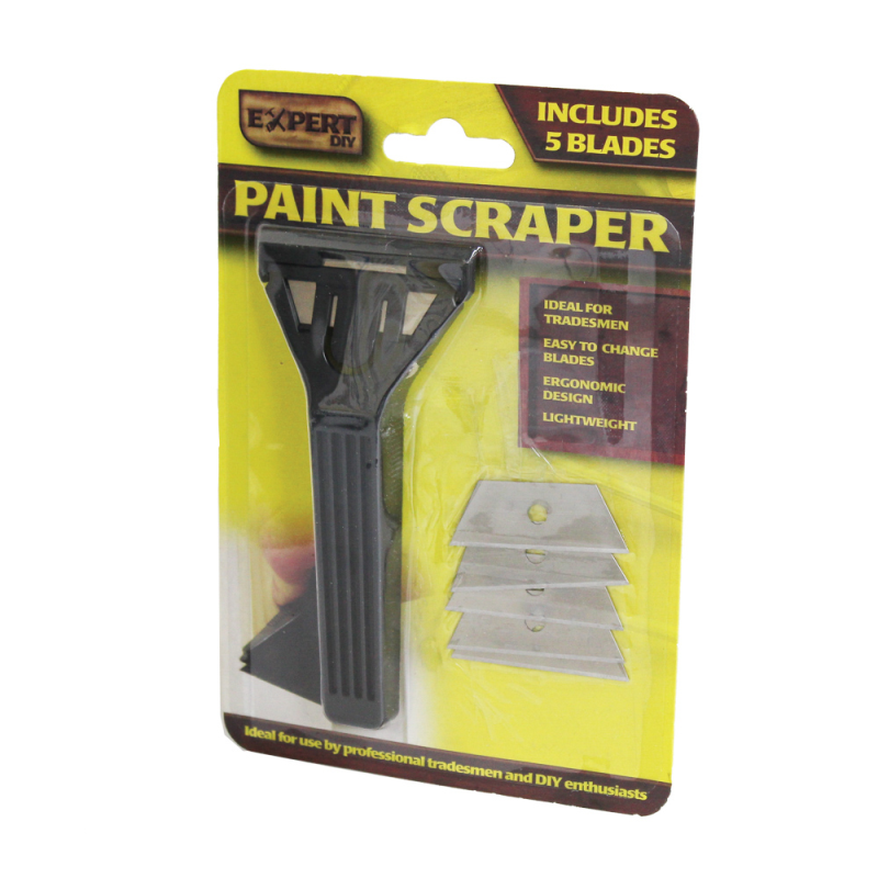 Window Paint Scraper With 6 Blades Bonningtons