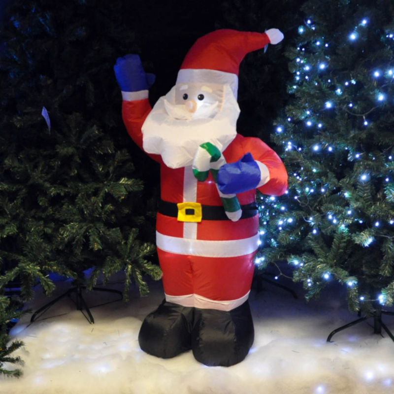 4Ft Inflatable Santa Claus Bonningtons