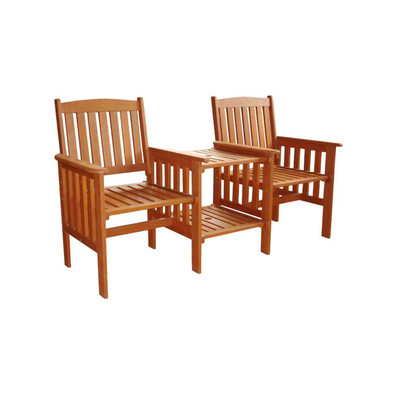 Hardwood Garden Patio Love Seat Bonningtons