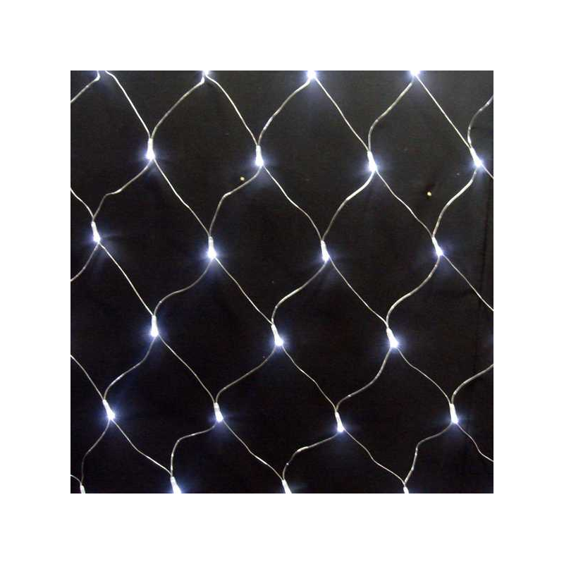 160 Bright White Multi Action Led Xmas Net Lights Bonningtons