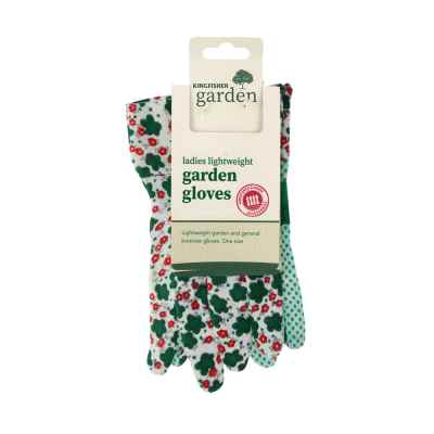 Ladies' Lightweight Polka Dot and Floral Gloves