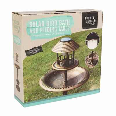 bird bath and feeder the range