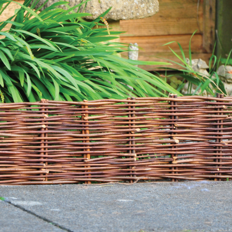 20Cm X1m Willow Garden Edging Panel Bonningtons