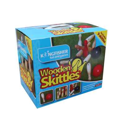Wooden Skittles Set