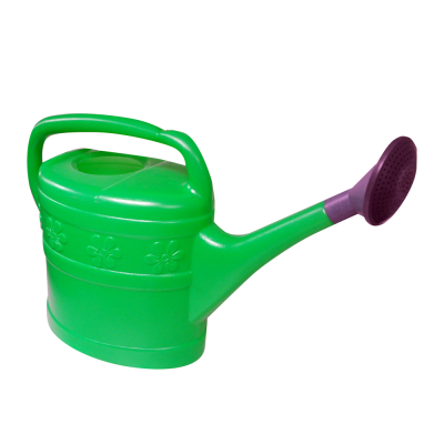10L Plastic Watering Can with Rose