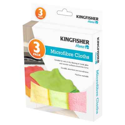 3 Pack of Microfibre Cloths