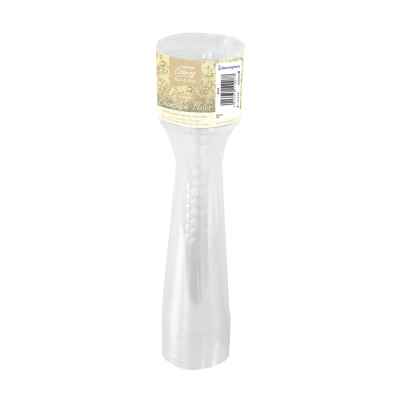 6 Pack of Clear Plastic Champagne Flutes