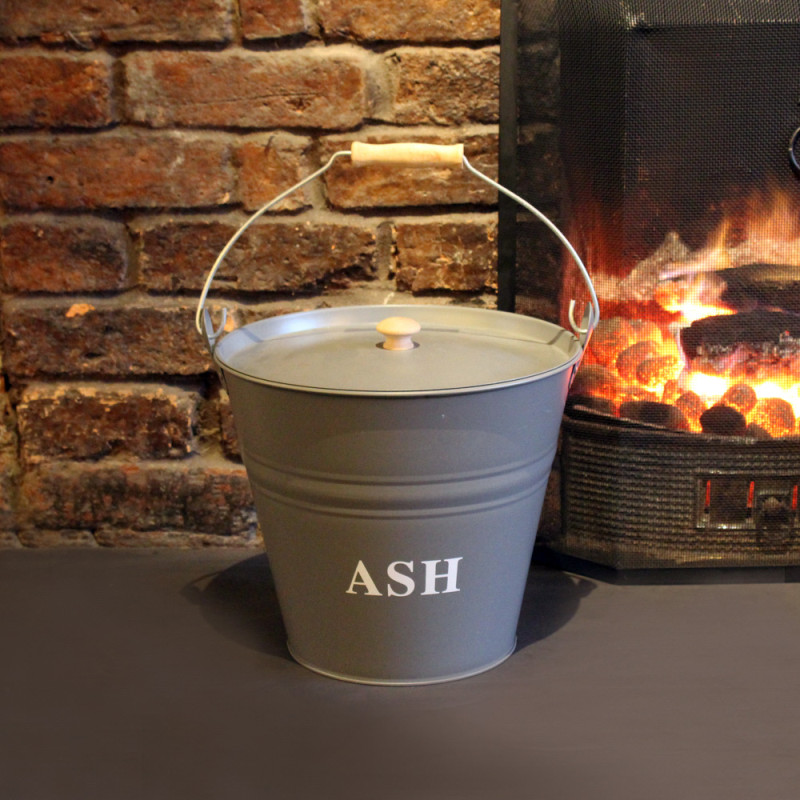 Ash Bucket With Lid Bonningtons