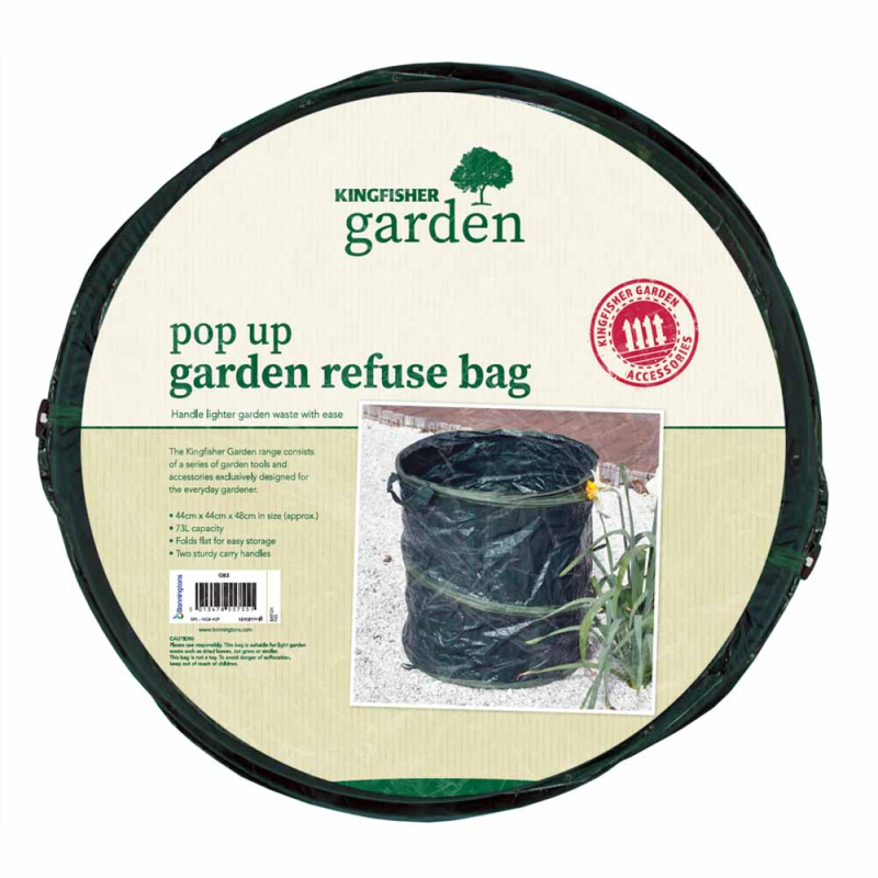Heavy Duty Pop Up Garden Refuse Bag Bonningtons