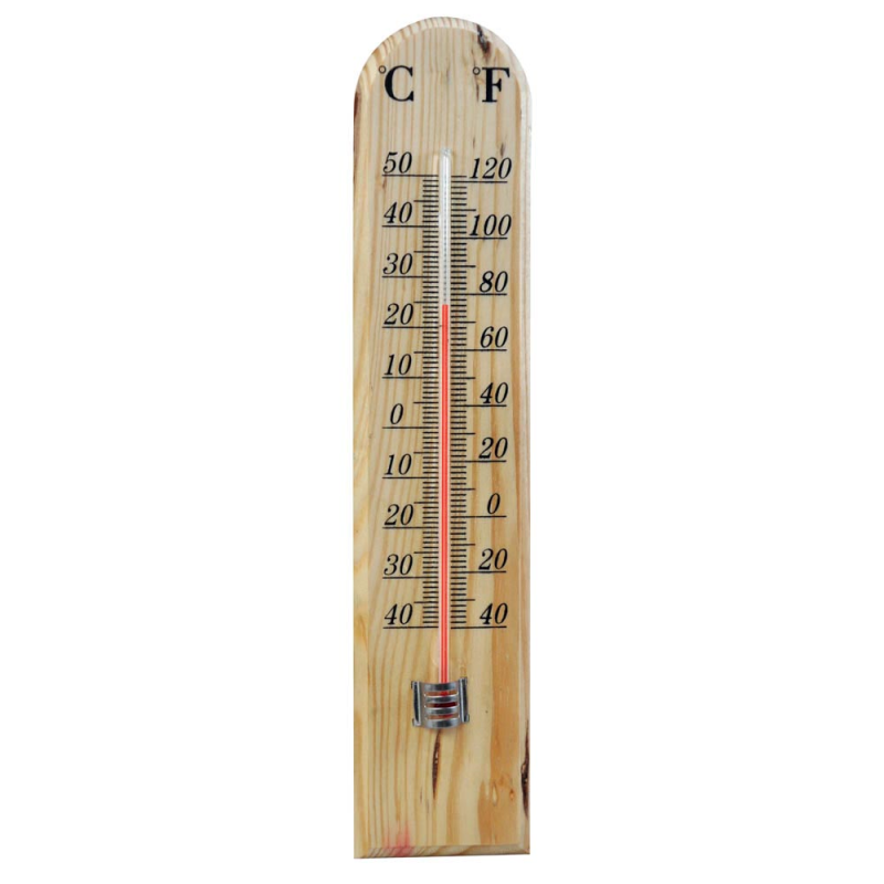 Traditional Wooden Thermometer Bonningtons