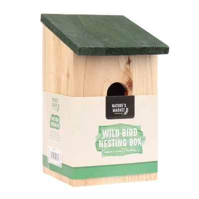 Wooden Bird Nesting Box