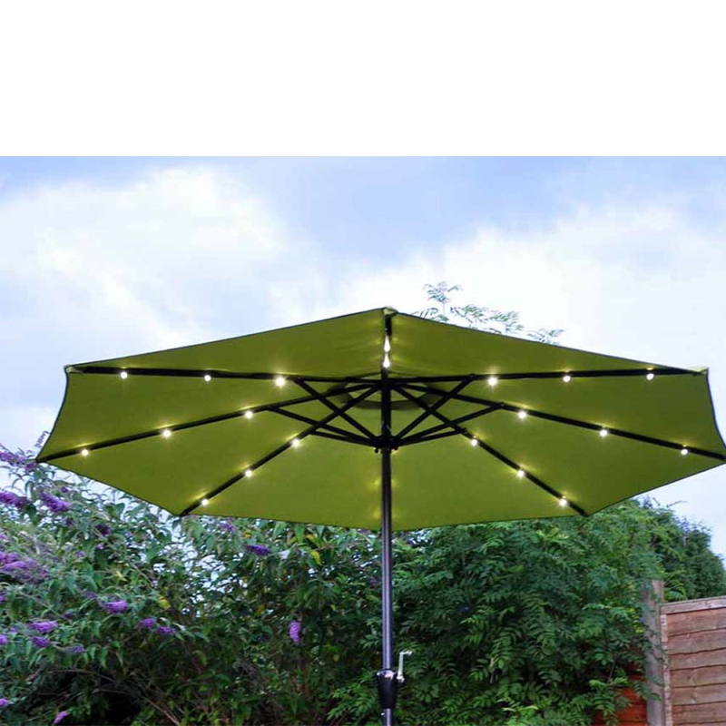 Solar Led Parasol Bonningtons