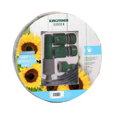 15m Hose and Spray Nozzle Set