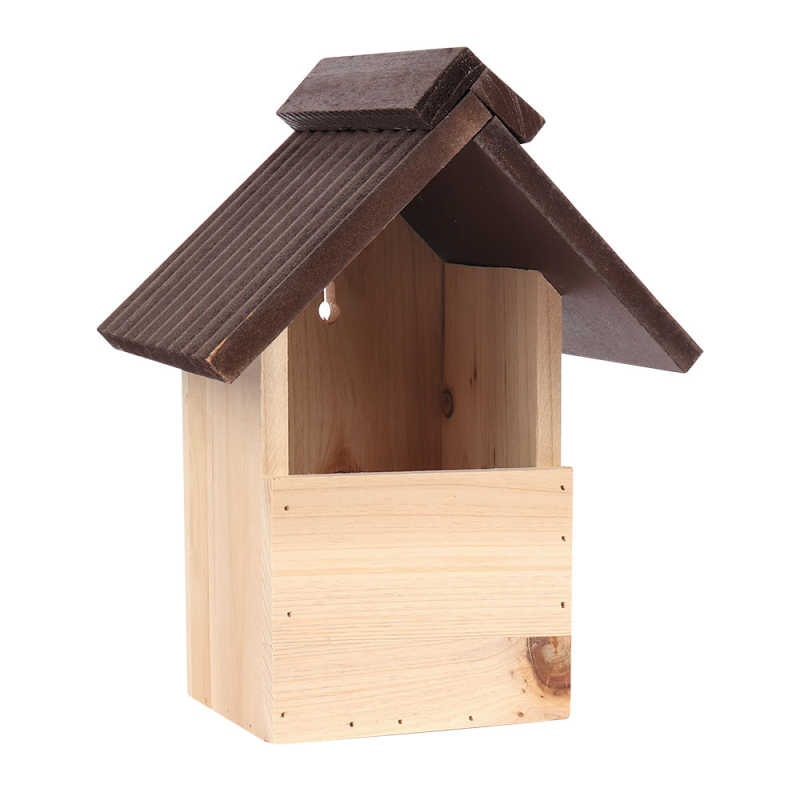 Deluxe Wooden Bird Nesting Box | Bonningtons