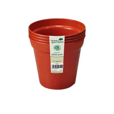 4 Pack x 13cm(5in) Plant Pots