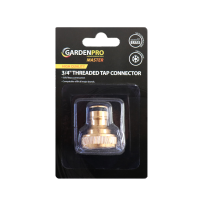 Garden Pro Master Brass Threaded Tap Connector