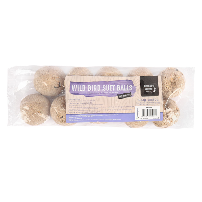 10 Pack Of Suet Fat Balls [Not Eu] Bonningtons