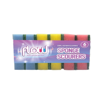 6 Pack Sponge Scouring Pad