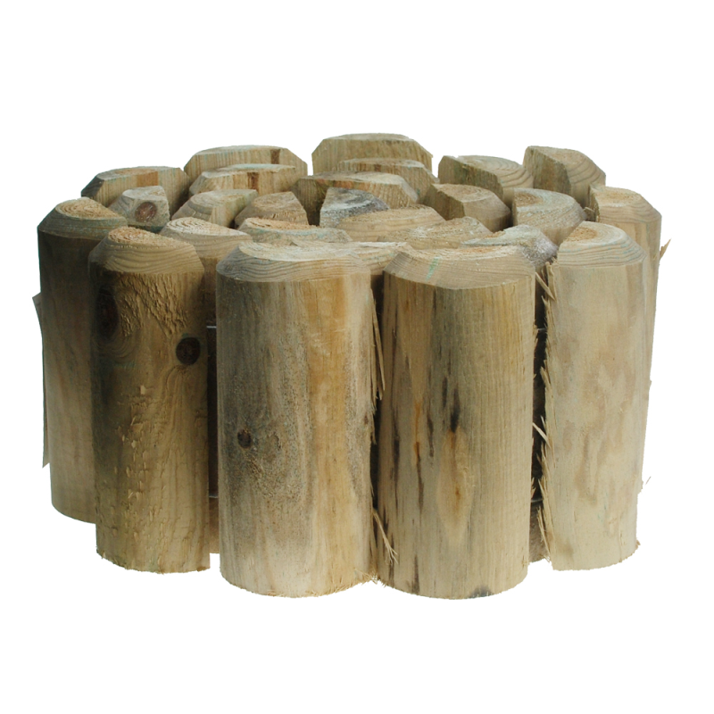 15Cm (6In) Log Roll Garden Edging Bonningtons