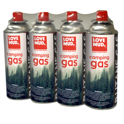 4 Pack of Butane Camping Gas Canisters