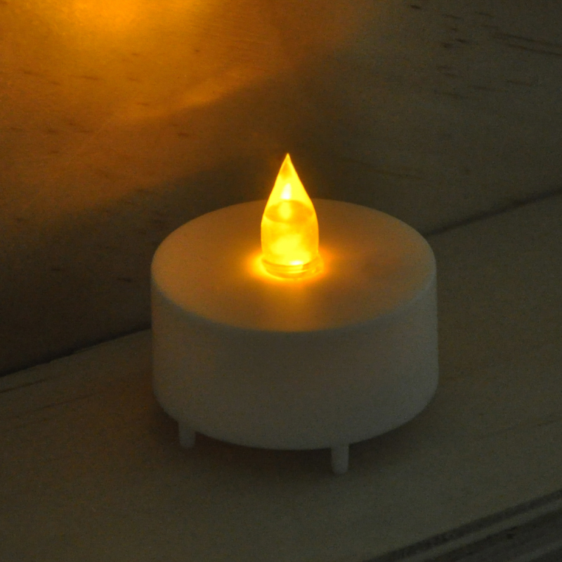 4 Pack Battery Operated Flickering Tea Light Bonningtons