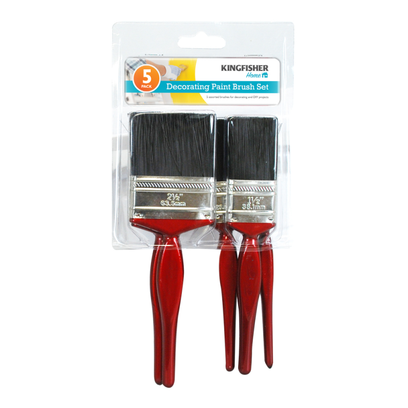 5 Piece Paint Brush Set Bonningtons