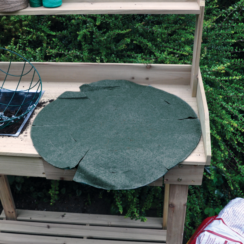 16In Jute Hanging Basket Liner Bonningtons