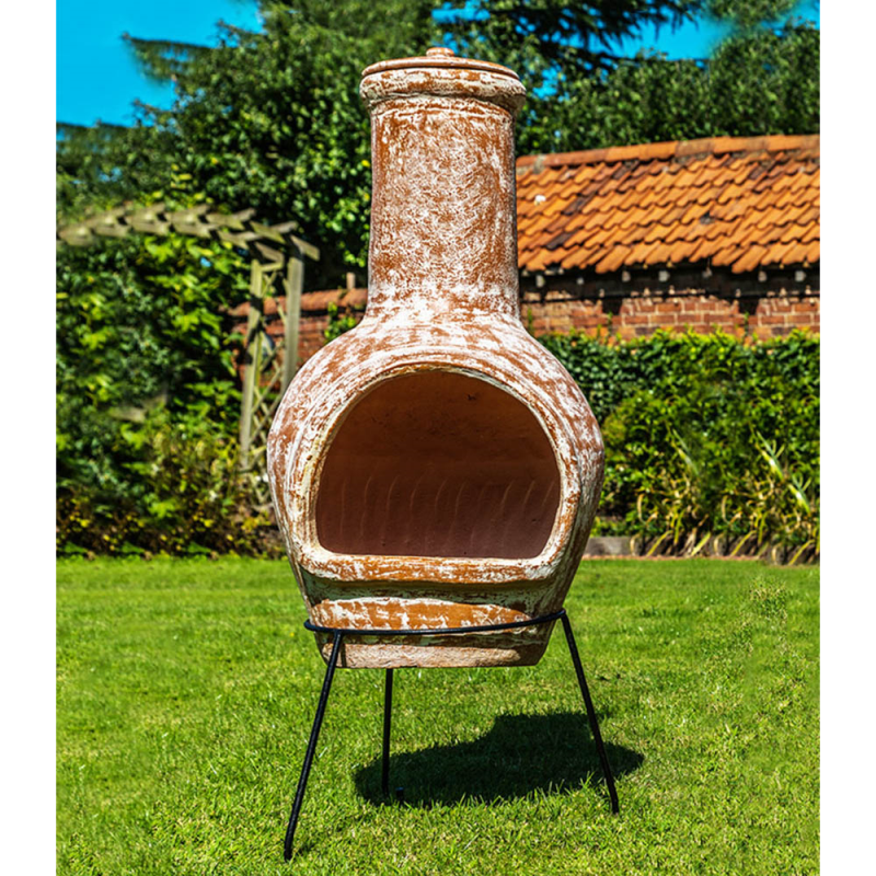 Terracotta Chiminea Large Bonningtons