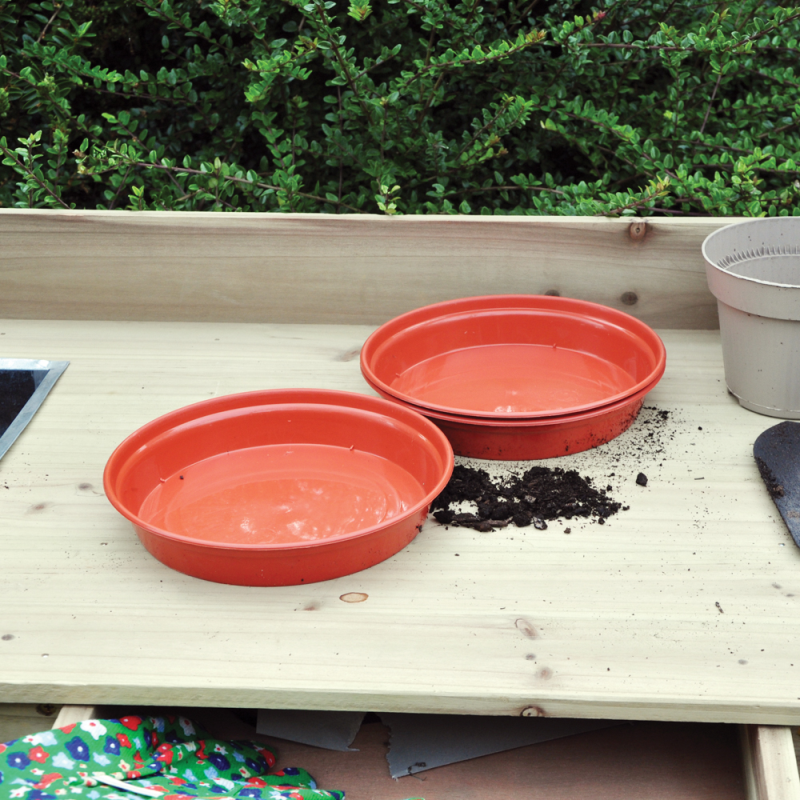 3 Pack Plant Pot Trays To Fit Up To 20Cm(8In) Pots Bonningtons