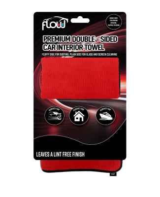 2PK Premium Double Sided Car Interior Towel
