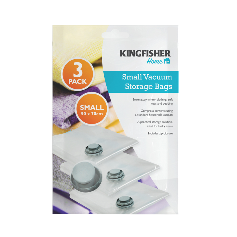 3 Pack Vacuum Storage Bag 50Cmx70cm Bonningtons