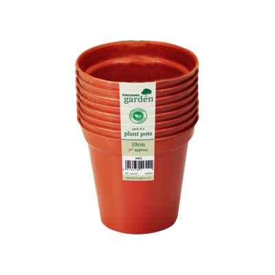 6 Pack x 10cm(4in) Plant Pots