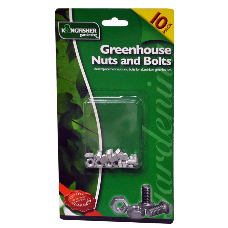 10 Pack Of Greenhouse Nuts And Bolts Bonningtons