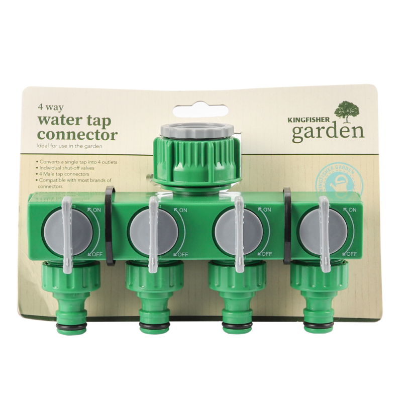 4 Way Water Tap Connector Bonningtons