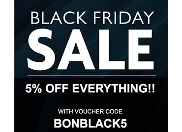 5% off Everything for Black Friday?  Go on then!