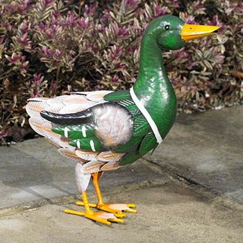 Metal Duck Garden Ornament
