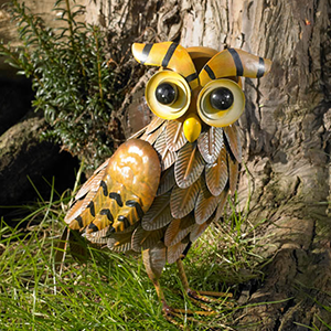 Metal Owl Garden Ornament